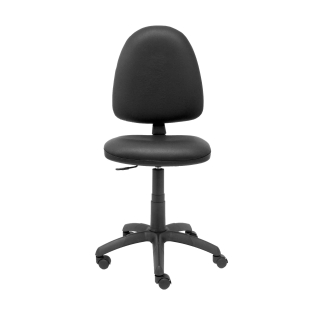 Beteta cadeira de imitação de couro preto