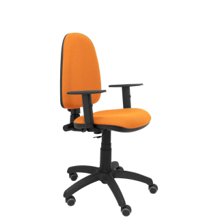 Ayna chair wheels adjustable arms bali orange parquet
