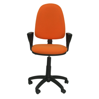 Ayna bali light orange chair with arms