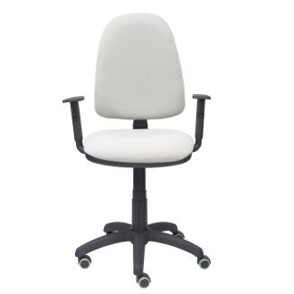 Ayna chair light gray wheel adjustable arms bali parquet