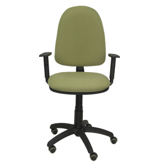 Ayna bali green chair arms adjustable wheels parquet