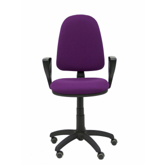 Ayna bali purple chair arms fixed wheels parquet