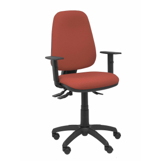 Tarancon bali brown chair with adjustable armrests
