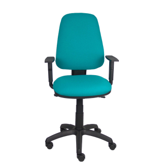 Tarancon bali green chair with adjustable arms
