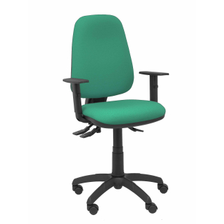 cadeira verde Tarancon bali com braços ajustáveis