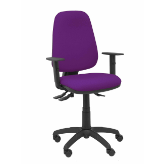 Tarancon bali purple chair with adjustable armrests