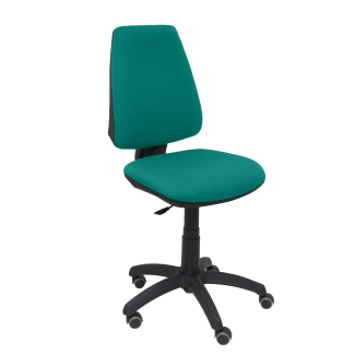 Fauteuil de Bureau Modèle Elche CP  Tissu BALI Vert Sans Accoudoirs