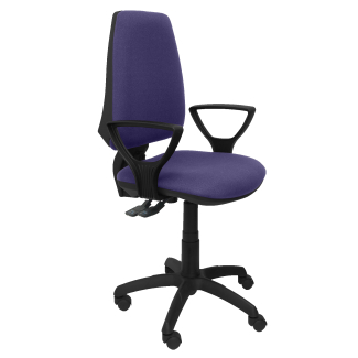 Fauteuil de Bureau Modèle Elche S  Tissu BALI Blue Accoudoirs Fixes