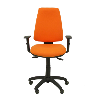 Fauteuil de Bureau Modèle Elche S  Tissu BALI Orange Accoudoirs Réglables