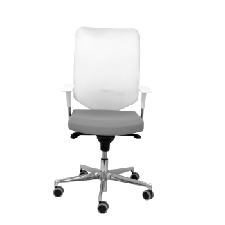 Fauteuil de Bureau Modèle Ossa Blanca  Maille Blanc Accoudoirs Réglables