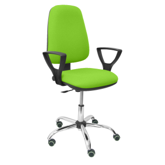 Socovos bali pistachio green chair fixed arms