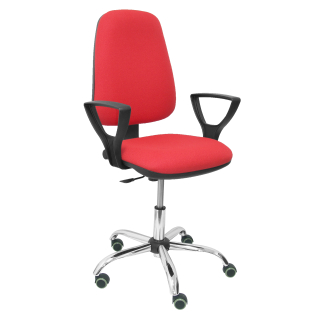 Socovos bali red chair fixed arms