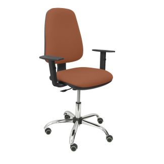 Socovos bali brown chair adjustable arms