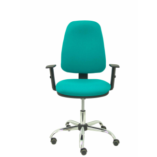 Socovos bali chair light green adjustable arms