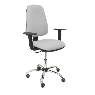 Socovos chair light gray adjustable arms bali