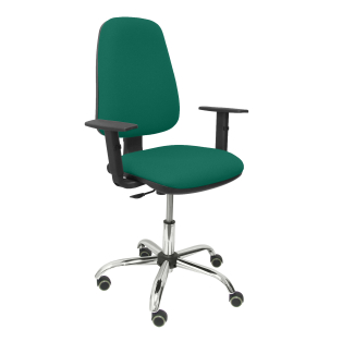 Socovos bali green chair adjustable arms