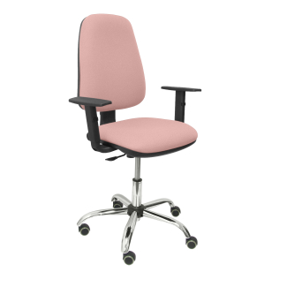 Socovos bali pale pink chair adjustable arms