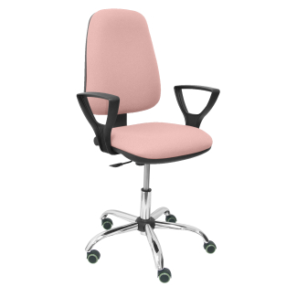 Socovos bali pale pink chair fixed arms