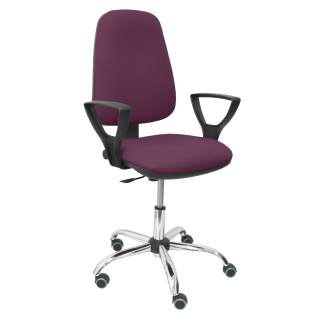 Socovos bali purple chair fixed arms