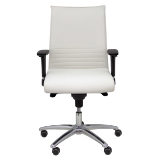 Albacete white chair confident similpiel
