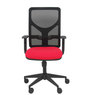 Motilla mesh chair seat bali black red adjustable arm
