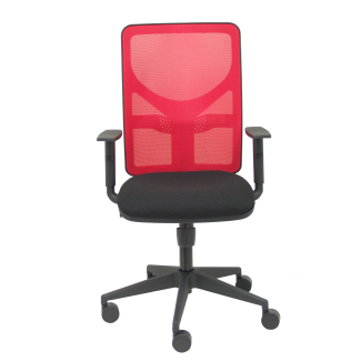 Motilla mesh chair seat red black adjustable arm bali