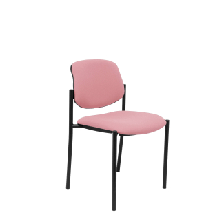 Villalgordo cadeira fixa rosa bali chassis preto