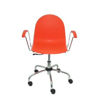 Orange swivel chair Ves