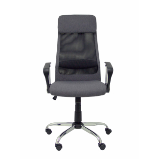 Cadeira esteiras tecido cinza