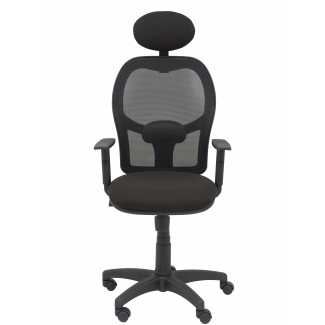 Alocén mesh chair seat bali black black adjustable arms fixed headboard
