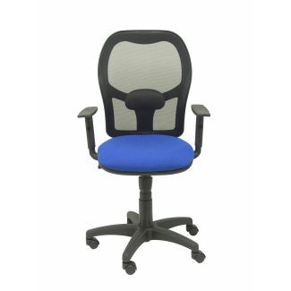 Alocén mesh chair seat bali black blue adjustable arms