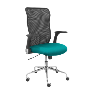 Minaya mesh chair back seat clear green black bali