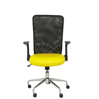 Minaya cadeira similpiel amarelo
