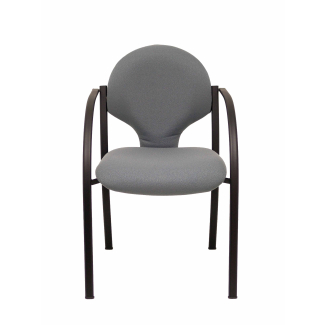 Pack 2 chairs Hellin gray black chassis bali