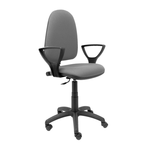 Fauteuil de Bureau Modèle Ayna  Tissu BALI Gris Accoudoirs Fixes