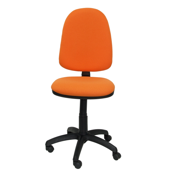 Fauteuil de Bureau Modèle Ayna  Tissu BALI Orange Sans Accoudoirs