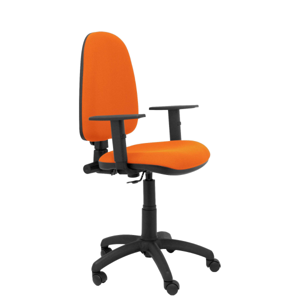 Fauteuil de Bureau Modèle Ayna  Tissu BALI Orange Accoudoirs Réglables