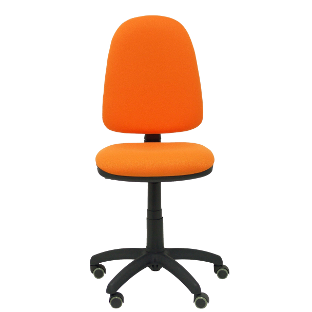 Fauteuil de Bureau Modèle Ayna  Tissu BALI Orange Sans Accoudoirs