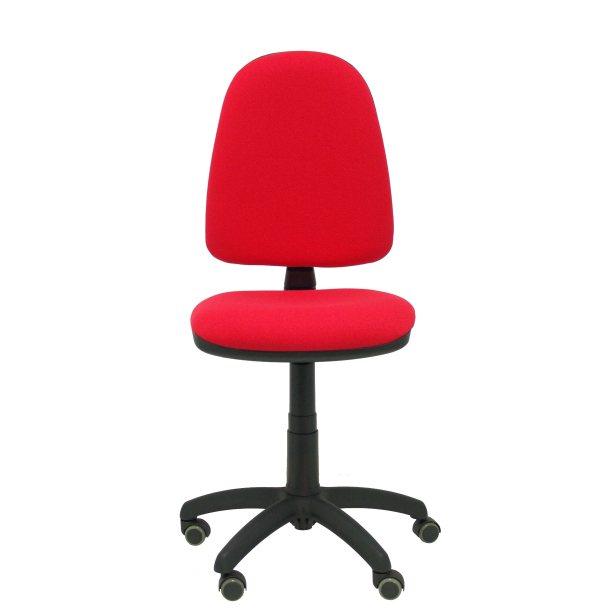 Fauteuil de Bureau Modèle Ayna  Tissu BALI Rouge Sans Accoudoirs