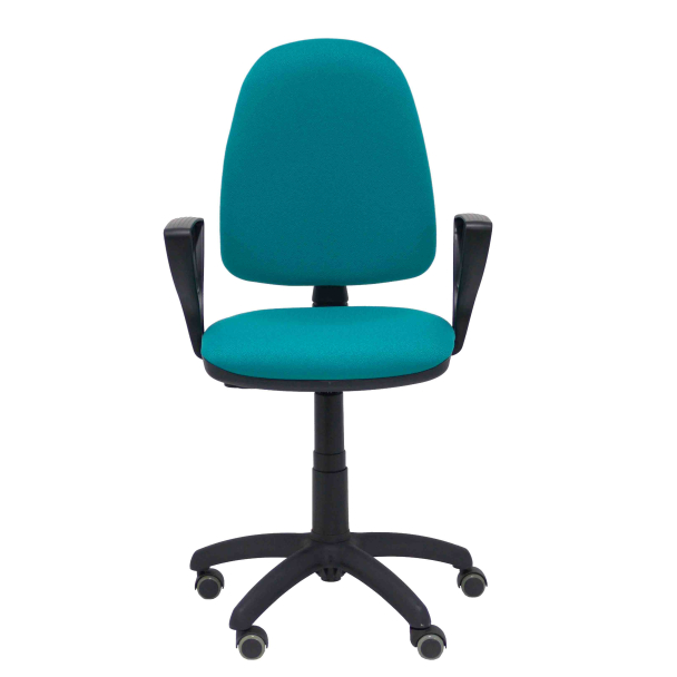 Fauteuil de Bureau Modèle Ayna  Tissu BALI Vert Accoudoirs Fixes