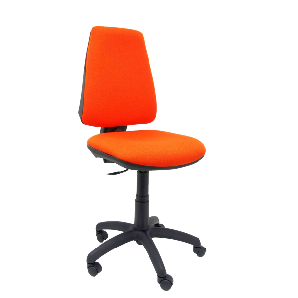 Fauteuil de Bureau Modèle Elche CP  Tissu BALI Orange Sans Accoudoirs