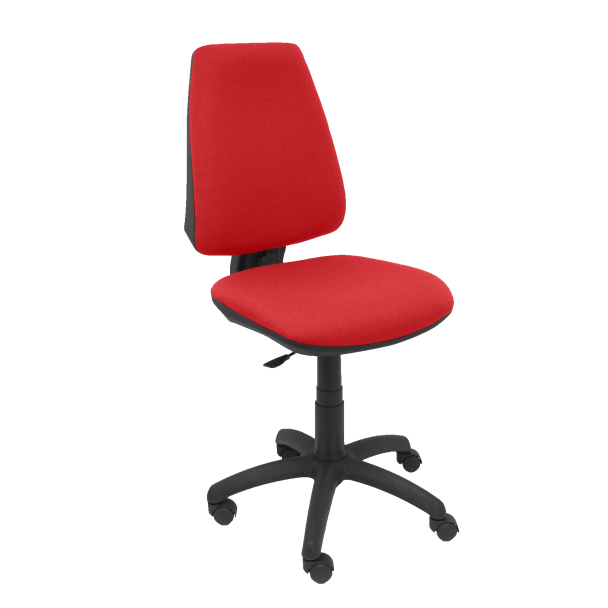 Fauteuil de Bureau Modèle Elche CP  Tissu BALI Rouge Sans Accoudoirs