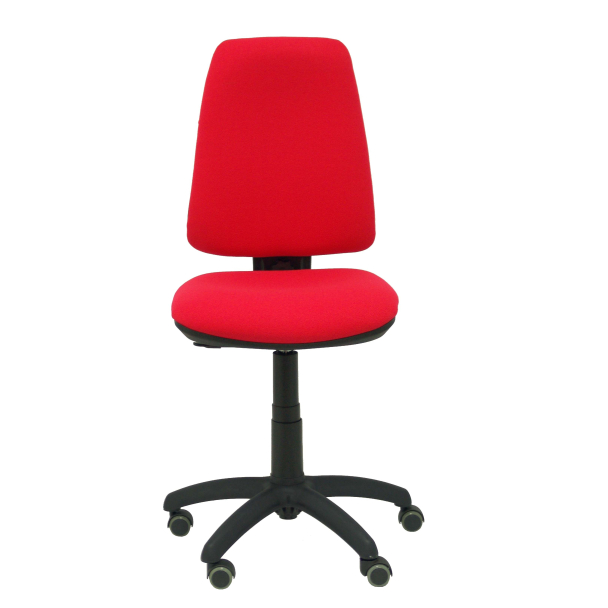 Fauteuil de Bureau Modèle Elche CP  Tissu BALI Rouge Sans Accoudoirs