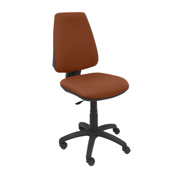 Fauteuil de Bureau Modèle Elche CP  Tissu BALI Marron Sans Accoudoirs