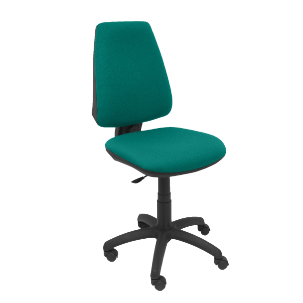 Fauteuil de Bureau Modèle Elche CP  Tissu BALI Vert Sans Accoudoirs