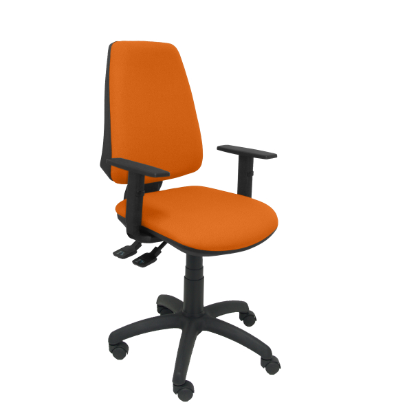 Fauteuil de Bureau Modèle Elche S  Tissu BALI Orange Accoudoirs Réglables