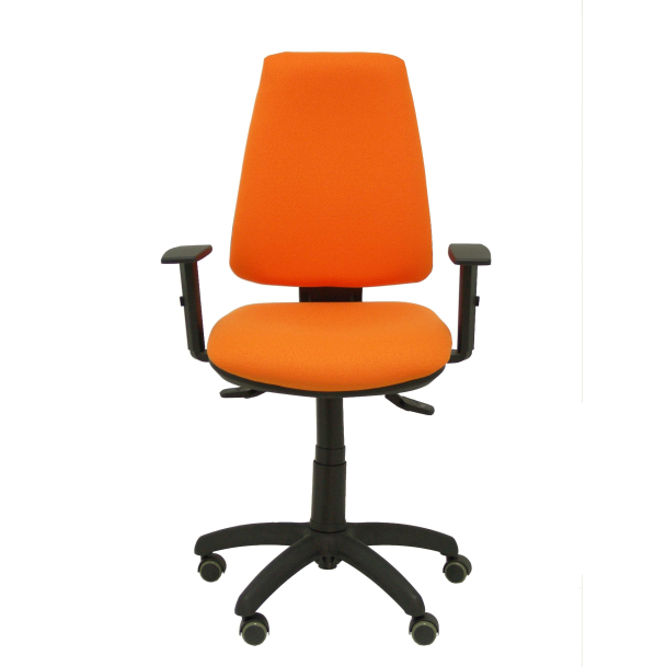 Fauteuil de Bureau Modèle Elche S  Tissu BALI Orange Accoudoirs Réglables