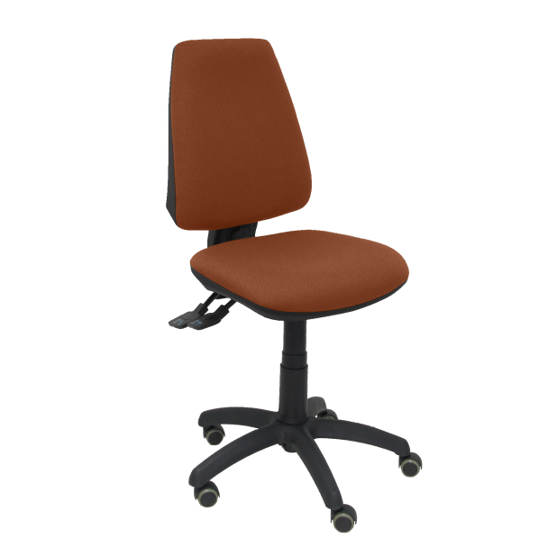 Fauteuil de Bureau Modèle Elche S  Tissu BALI Marron Sans Accoudoirs