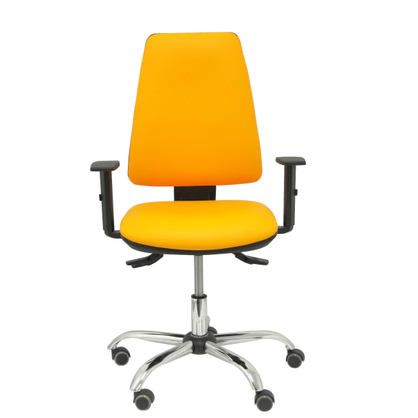 Silla Elche S 24 horas similpiel naranja