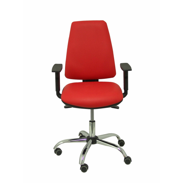 Silla Elche S 24 horas similpiel rojo